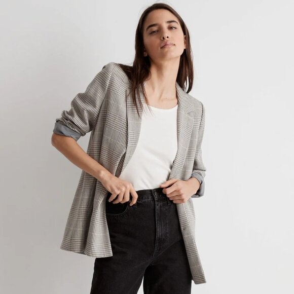 Madewell Jackets & Blazers - Madewell The Dorset Blazer in Galloway Plaid Size Medium NWT